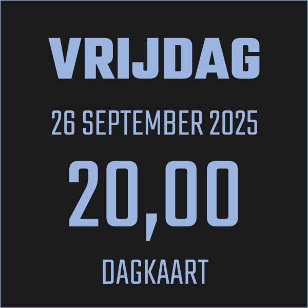 Vrijdag - 26 september 2025